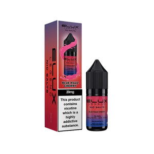 Elux Legend Nic Salts Blue Razz Cherry vape juice bottle 
