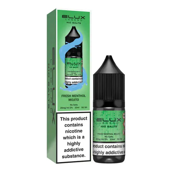 Fresh Menthol Mojito Nic Salt E-Liquid by Elux Salts