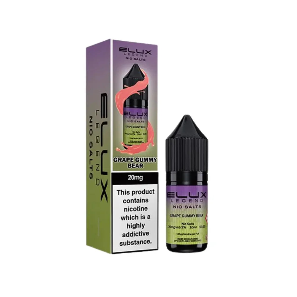 elux legend grape gummy bear nich salt