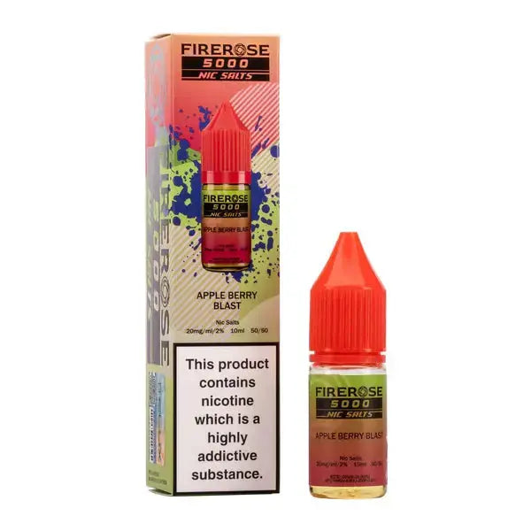 Apple Berry Blast Nic Salt E-Liquid by Elux Firerose