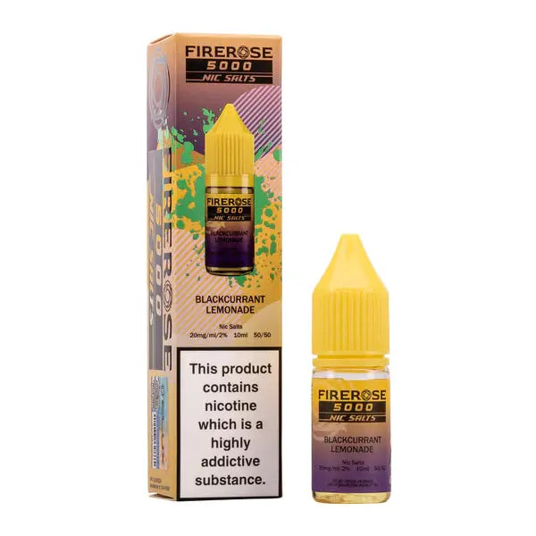 Blackcurrant Lemonade Nic Salt E-Liquid by Elux Firerose
