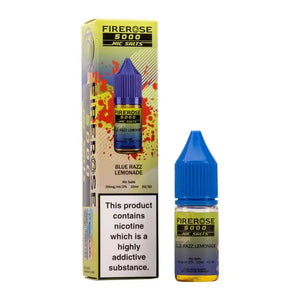 Blue Razz Lemonade Nic Salt E-Liquid by Elux Firerose