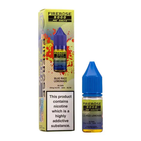 Blue Razz Lemonade Nic Salt E-Liquid by Elux Firerose