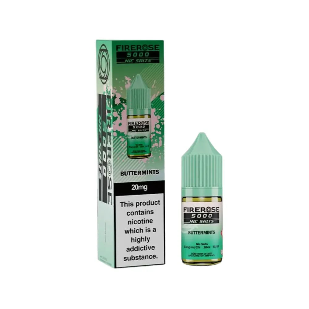 Elux Firerose 5000 Buttermints Nic Salt 10ml E-Liquid (10mg & 20mg)
