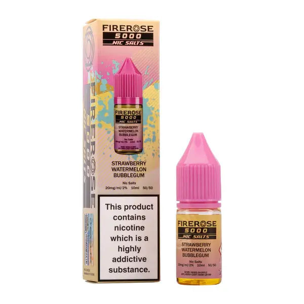 Strawberry Watermelon Bubblegum Nic Salt E-Liquid by Elux Firerose