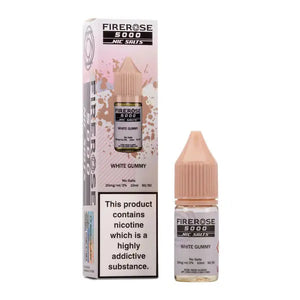 White Gummy Nic Salt E-Liquid by Elux Firerose