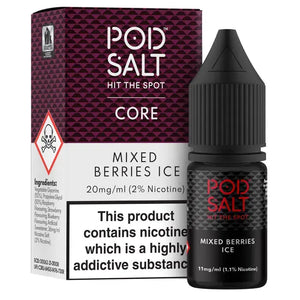 Mixed Berries Ice Nic Salt E-Liquid by Pod Salt