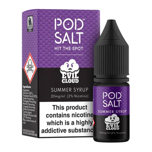 Summer Syrup Nic Salt E-Liquid by Pod Salt & Evil Cloud