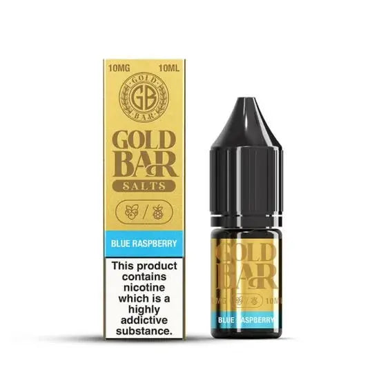 Blue Raspberry Nic Salt E-Liquid by Gold Bar Salts