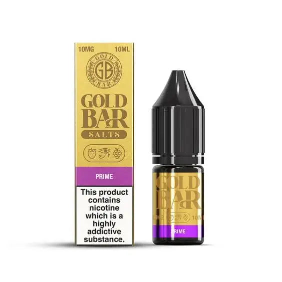 Prime Nic Salt E-Liquid by Gold Bar Salts