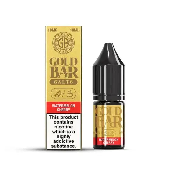Watermelon Cherry Nic Salt E-Liquid by Gold Bar Salts