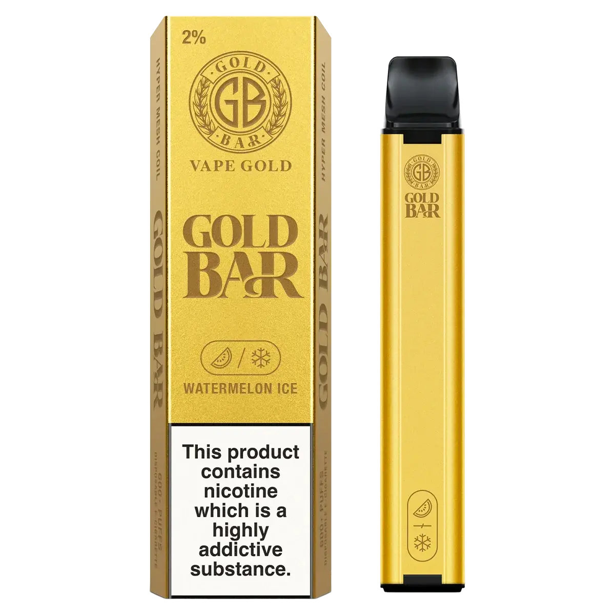 Gold Bar Disposable Vape 20mg