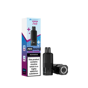Vape device and packaging on a white background