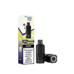 hayati pro max Vaping device and packaging on a white background