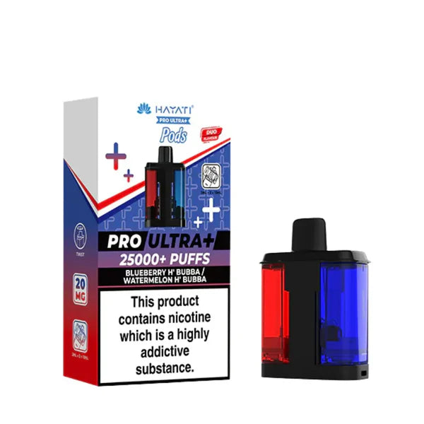 Hawt Pro Ultra+ vape device and packaging on a white background