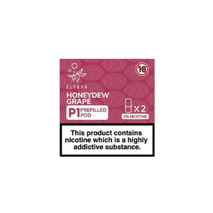 Honeydew Grape Elf Bar Mate P1 Prefilled Pod