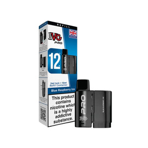 IVG Pro 12 Blue Raspberry Ice Refill Pod