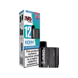 IVG Pro vape device and packaging on a white background