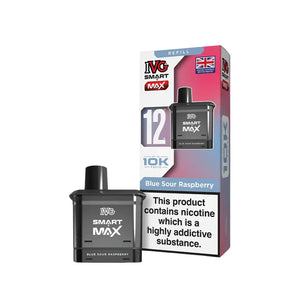 IVG Smart Max vaping device and packaging on a white background