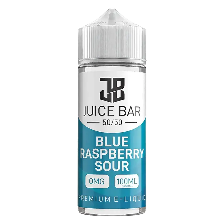 Juice Bar Blue Raspberry Sour 100ml Shortfill E-Liquid