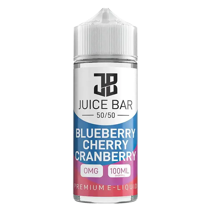 Juice Bar Blueberry Cherry Cranberry 100ml Shortfill E-Liquid