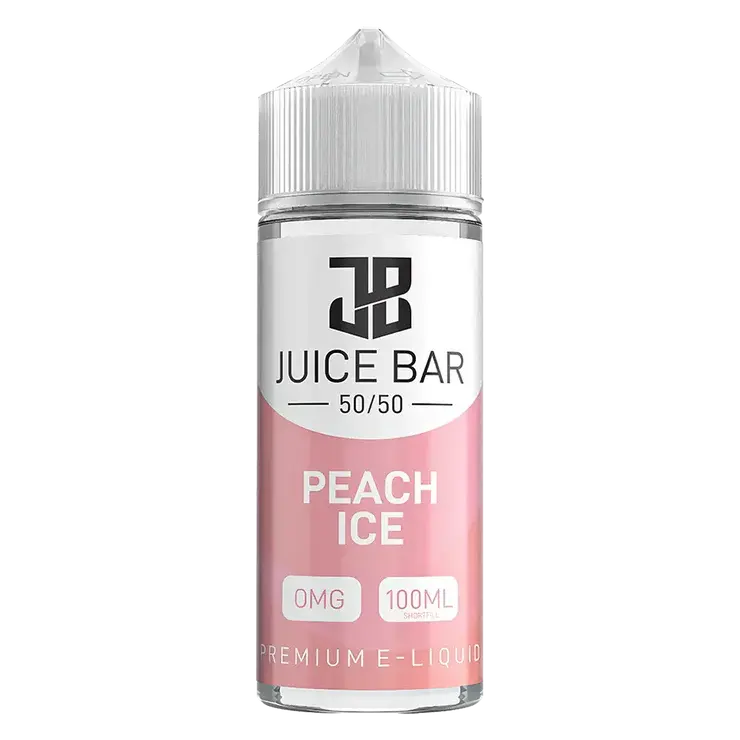 Juice Bar Peach Ice 100ml Shortfill E-Liquid