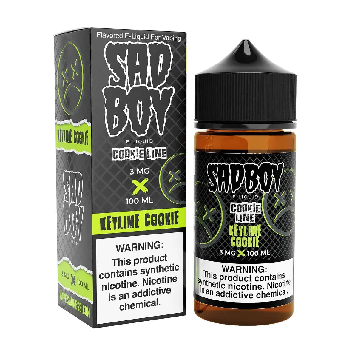 Key Lime Cookie Shortfill E-Liquid by Sadboy 100ml