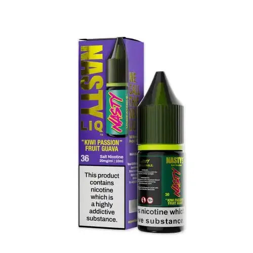 Kiwi Passion Fruit Guava Nic Salt E-Liquid by Nasty Liq