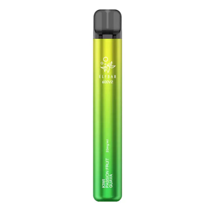 Kiwi Passion Fruit Guava Elf Bar 600 V2 Disposable Vape