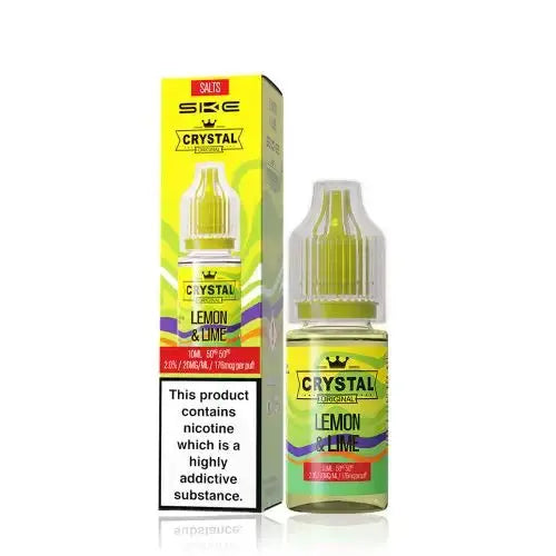 Lemon & Lime Nic Salt E-Liquid by Crystal Original
