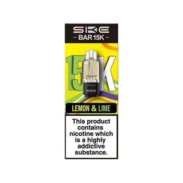 SKE Bar 15K Lemon & Lime Refill Pods