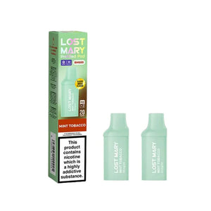 Lost Mary BM600 Mint Tobacco Prefilled Replacement Pods