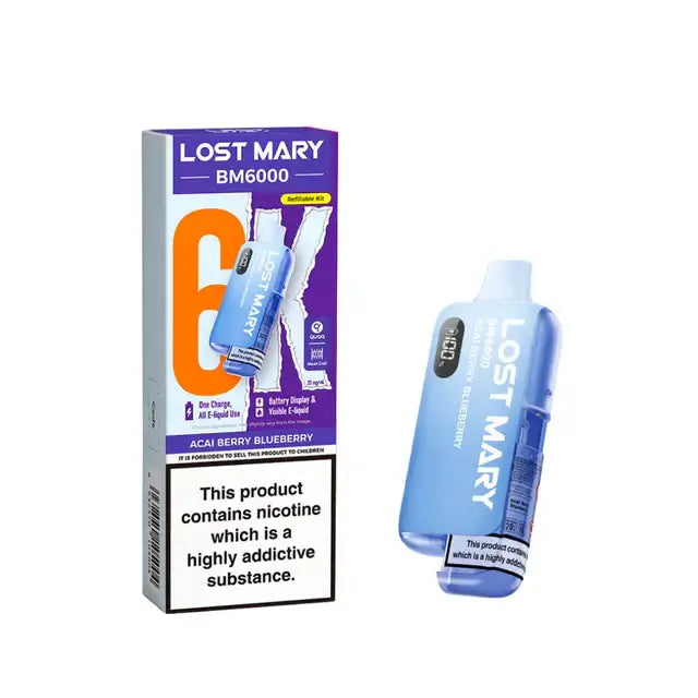 Lost Mary BM6000 Acai Berry Blueberry Prefilled Pod Kit