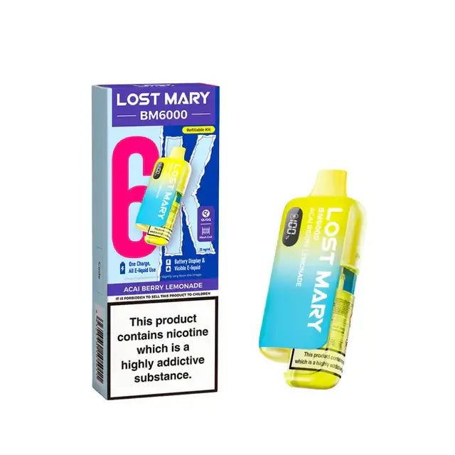 Lost Mary BM6000 Acai Berry Lemonade Prefilled Pod Kit