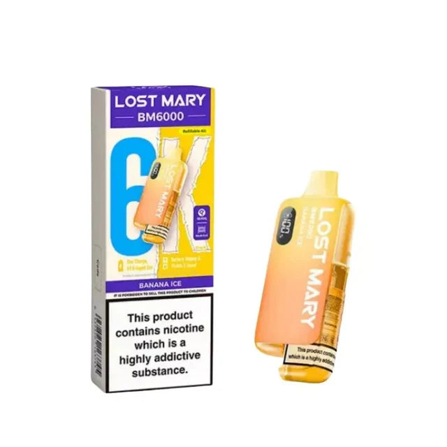 Lost Mary BM6000 Banana Ice Prefilled Pod Kit