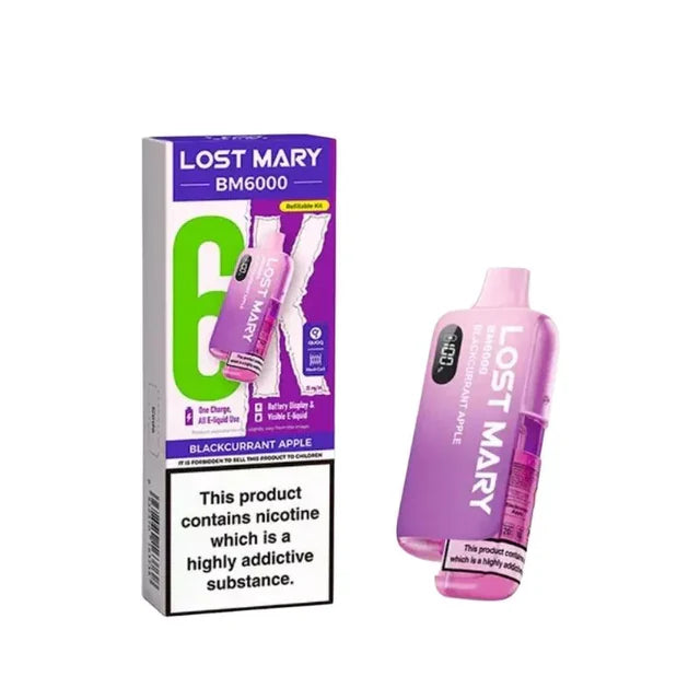 Lost Mary BM6000 Blackcurrant Apple Prefilled Pod Kit