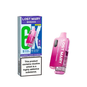 Lost Mary BM6000 Blueberry Cherry Cranberry Prefilled Pod Kit