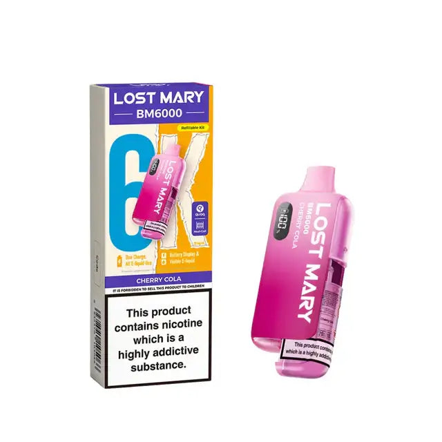 Lost Mary BM6000 Cherry Cola Prefilled Pod Kit