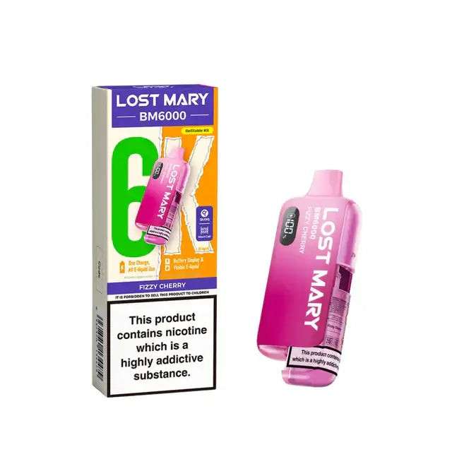 Lost Mary BM6000 Fizzy Cherry Prefilled Pod Kit