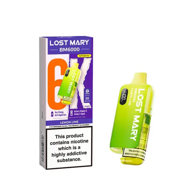 Lost Mary BM6000 Lemon Lime Prefilled Pod Kit