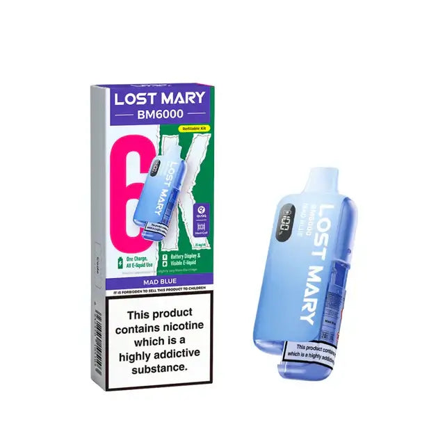 Lost Mary BM6000 Mad Blue Prefilled Pod Kit