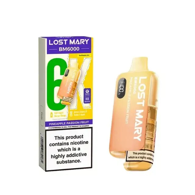 Lost Mary BM6000 Pineapple Passion Fruit Prefilled Pod Kit
