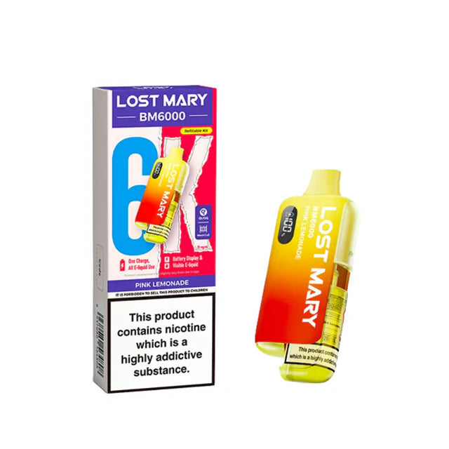 Lost Mary BM6000 Pink Lemonade Prefilled Pod Kit