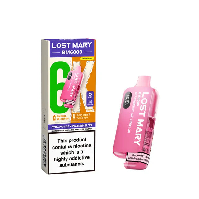 Lost Mary BM6000 Strawberry Watermelon Prefilled Pod Kit