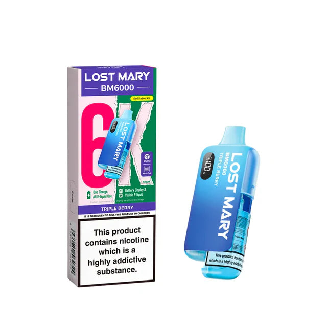 Lost Mary BM6000 Triple Berry Prefilled Pod Kit