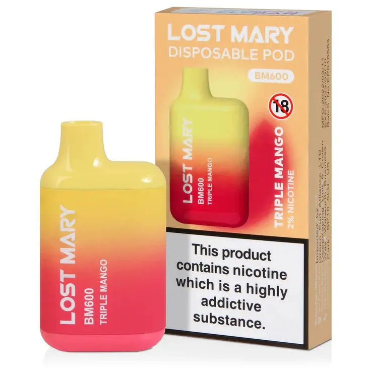 Lost Mary BM600 Triple Mango Disposable Vape