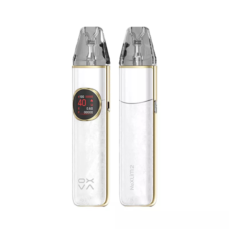 oxva nexlim 2 vape kit pearly white