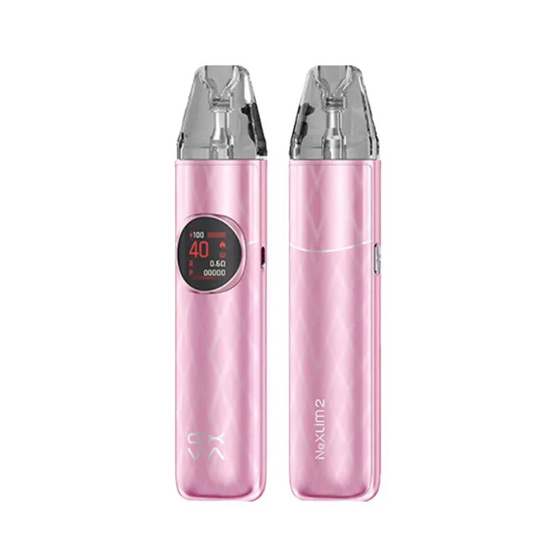 oxva nexlim 2 vape kit shinny pink