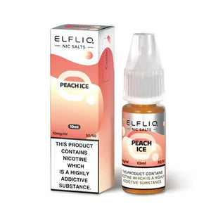 Peach Ice Nic Salt E-Liquid by Elf Bar Elfliq
