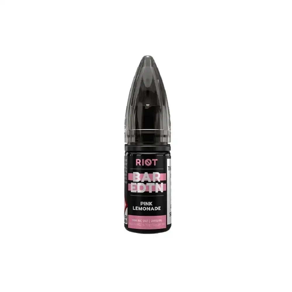 Pink Lemonade Nic Salt E-Liquid by Riot Bar Edition